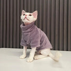 Soft Coral Velvet Hairless Cat Clothes Vest
