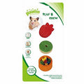 Pawise Edible Wood and Fiber Rodent Toy for Dental Health