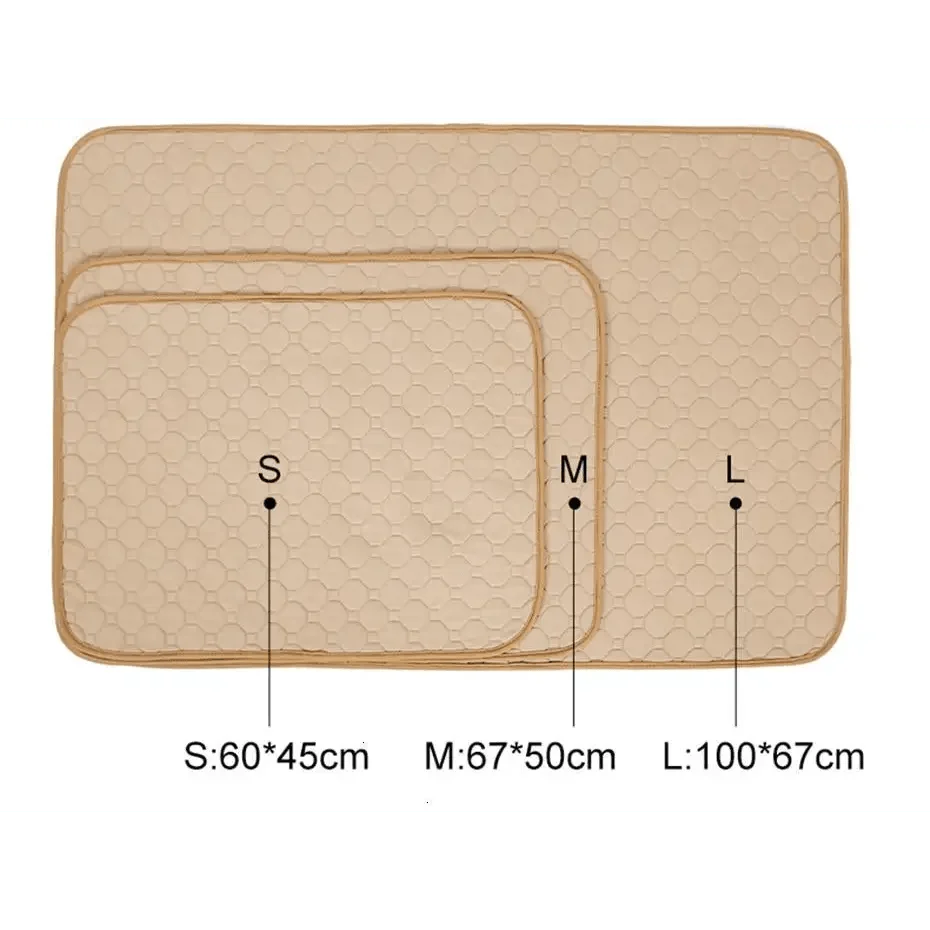 Reuseable Dog Pee Pads Dog Diapers Puppy Waterproof Mat For Pets - Washable Training Pads for Dogs Cats Rabbit